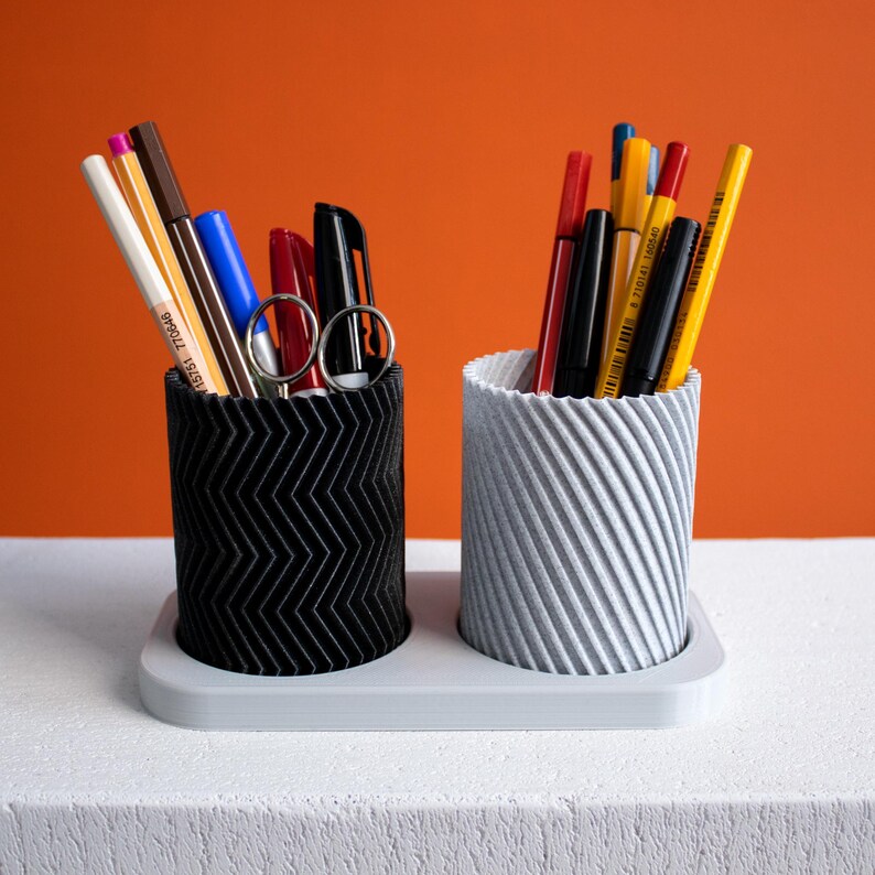 100+ Desk Organizer STL Bundle | Desktop Organizer 3D Print Files | Desk Accessories STL | Office Organizer | Instant Download - Image 7